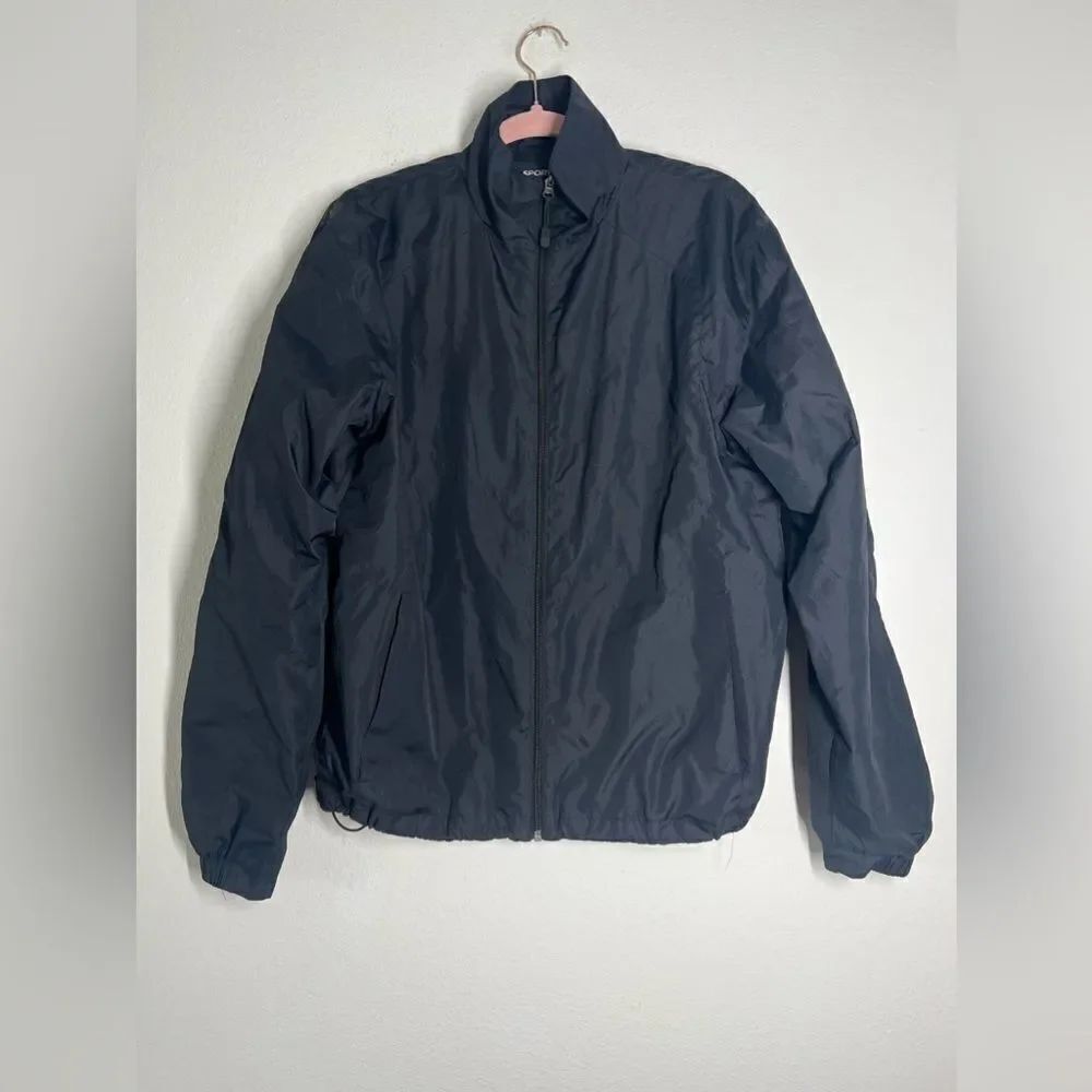 Sport-Tek Full-Zip Jacket Men’s Size S Black Cotton Lined